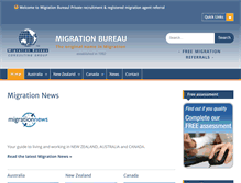 Tablet Screenshot of migrationnews.com